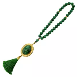 Tabletop mosque-repository for the Quran "Al-Malikiti Masjid" (Malachite Mosque)